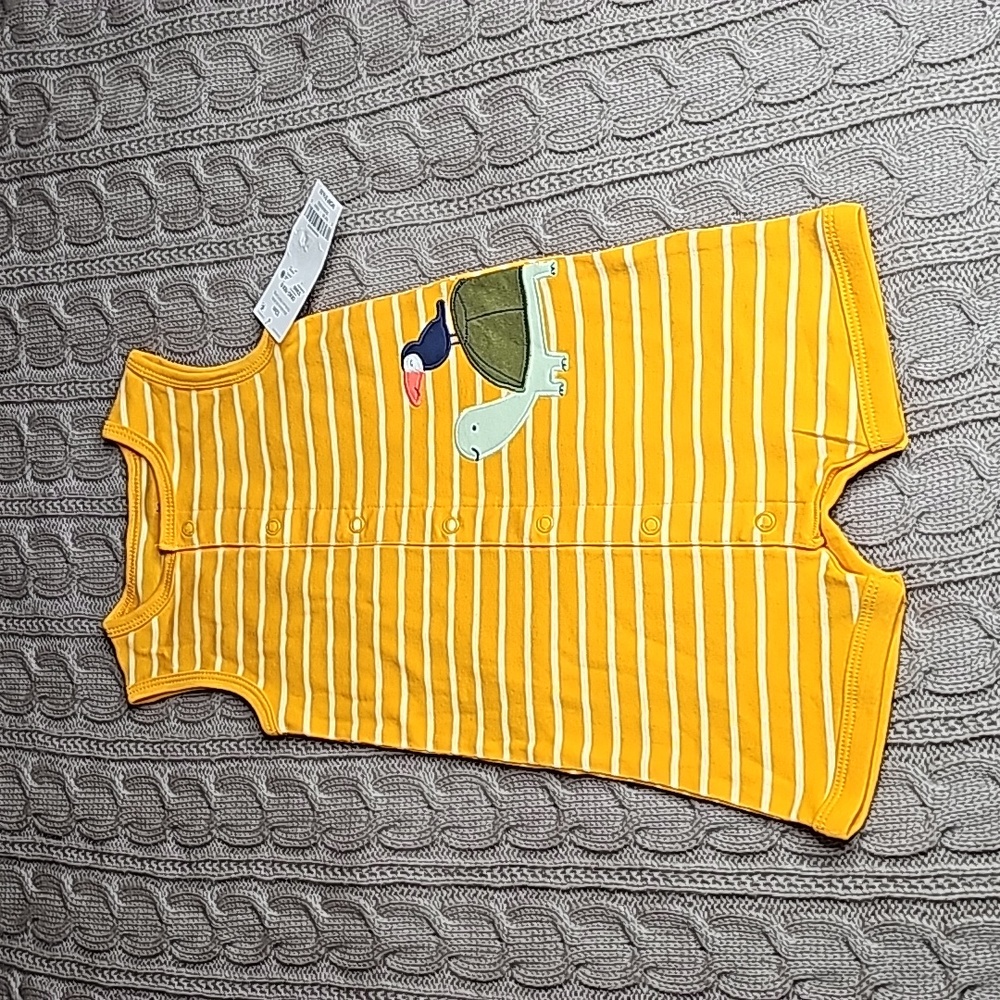 Nwt Carters Orange Romper